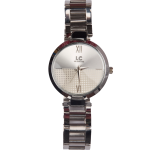 La Cruise Stainless Steel Silver Dial Women Analogue Watch