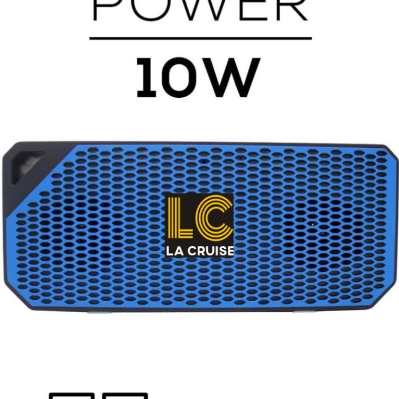 La Cruise Brick Portable BT speaker with Dual Speaker, 10W output